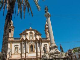 le ville de palerme dans Italie photo