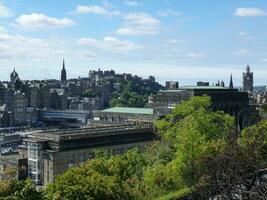 vue sur la ville d'edimbourg photo