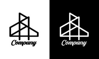 architecture entreprise logo. marque logo, architecte, maison, entreprise, logo, modèle, réel domaine, logotype. photo