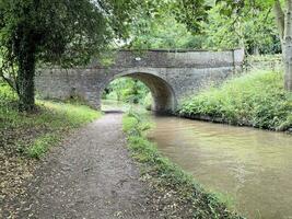 une vue de le shropshire syndicat canal près ellesmere photo