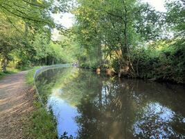 une vue de le shropshire syndicat canal près ellesmere photo