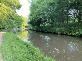 une vue de le shropshire syndicat canal près ellesmere photo