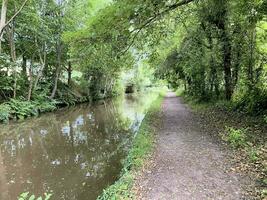 une vue de le shropshire syndicat canal près ellesmere photo