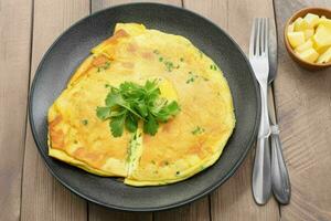 ai généré omelette. ai génératif pro photo