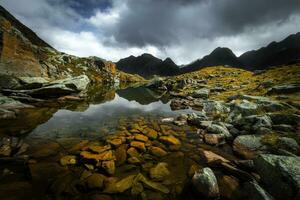 Montagne paysage de le stubai Alpes photo