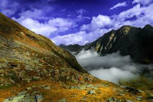 Montagne paysage de le stubai Alpes photo