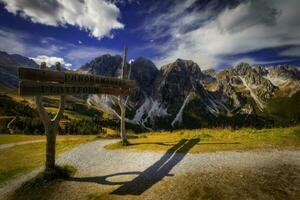 chemin panoramique plate-forme stubai blick photo