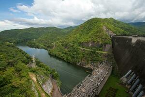 barrage en Thaïlande. photo