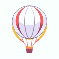 ai généré chaud air ballon avatar icône agrafe art autocollant décoration Facile Contexte photo