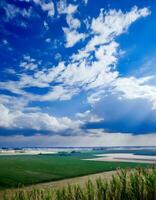 ai généré bleu ciel vue photo