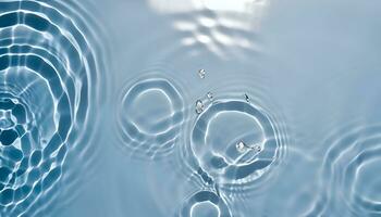 ai généré l'eau surface avec bulles. photo