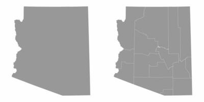 Arizona Etat gris Plans. vecteur illustration. photo
