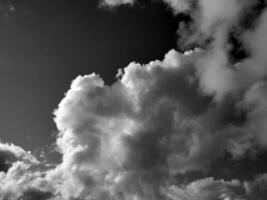 noir et blanc magnifique ciel Contexte photo