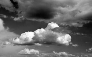 noir et blanc magnifique ciel Contexte photo