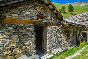 Villard Ceillac dans qeyras dans hautes Alpes dans France photo