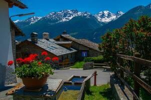 remondey dans val aoste , Italie photo