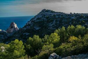 nationale parc de calanques marseille dans bouche du rhone photo