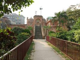 ancien mosquée dans vieux dacca, Bangladesh. khan mohammad mrida mosquée photo