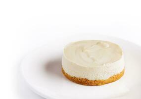 cheesecake ou allemand fromage crème Tarte photo