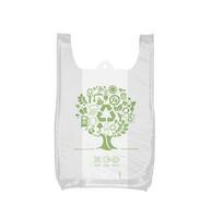 Plastique sac avec recycler symbole photo