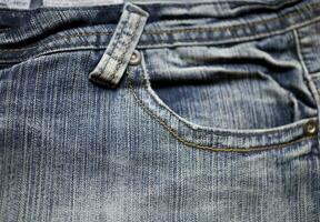 jeans Contexte bleu photo