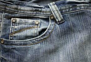 jeans Contexte bleu photo