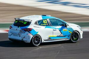 renault clio. sport voiture et supercar. action la photographie. photo