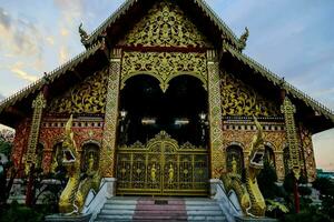 le d'or temple dans chiang mai photo