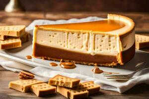 le meilleur cheesecake recettes pour le vacances. généré par ai photo