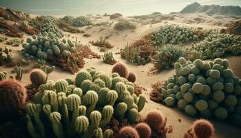 ai généré majestueux Montagne gamme, tranquille prairie, écoulement l'eau généré par ai photo