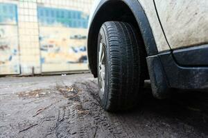 le image dans de face de le des sports voiture scène photo