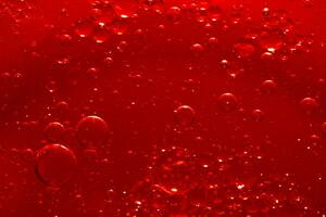 l'eau bulle texture sur rouge Contexte photo