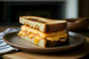 ai généré grillé fromage sandwich. pro photo