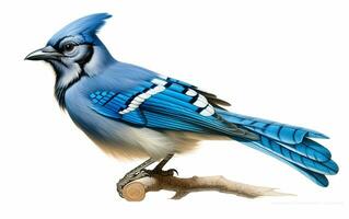 ai génératif bleu geai Naturel oiseau la photographie photo