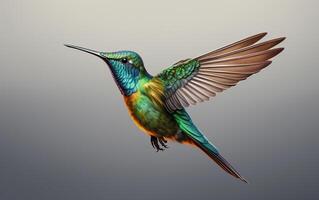 ai génératif colibri Naturel animal illustration la photographie photo