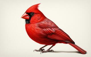 ai génératif cardinal oiseau Naturel animal photographier photo