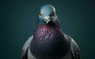 ai génératif Pigeon oiseau réaliste la photographie photo