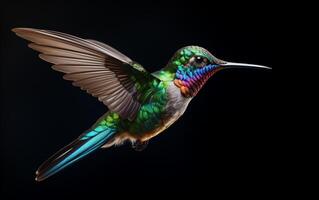 ai génératif colibri Naturel animal illustration la photographie photo