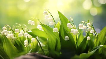 ai génératif fleur pour la nature Contexte photo