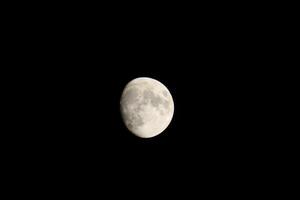 plein lune brillant dans le tomber ciel dans pensacola Floride, uni États octobre 23 2023 photo