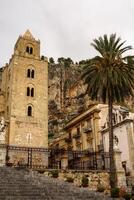 médiéval normand cathédrale-basilique de Cefalu, Sicile, Italie photo