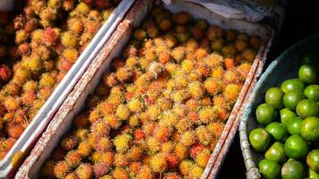 légume et fruit à marché photo