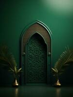 ai généré Ramadan mubarak traditionnel islamique Festival religieux social médias bannière photo