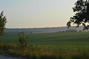 panorama de la région dans le village photo