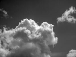 noir et blanc magnifique ciel Contexte photo