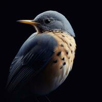 ai généré ai génératif proche en haut de une oiseau photo