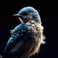 ai généré ai génératif proche en haut de une oiseau photo