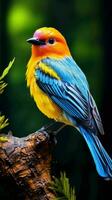 ai généré magnifique rare Nord américain oiseau photo