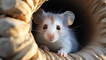 ai généré mignonne chaton en regardant, duveteux fourrure, espiègle nature, beauté dans la nature généré par ai photo