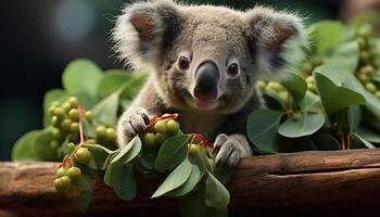 ai généré mignonne chaton en regardant, duveteux fourrure, espiègle nature, beauté dans la nature généré par ai photo